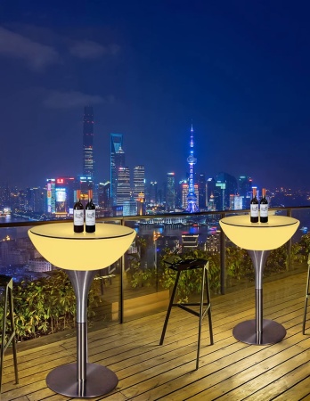 Комплект светящейся мебели Стол+2 стула V3 Комплект светящейся мебели Стол+2 стула V3