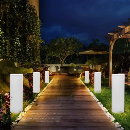 Светильник Цилиндр 25х100 питание от 220, RGB